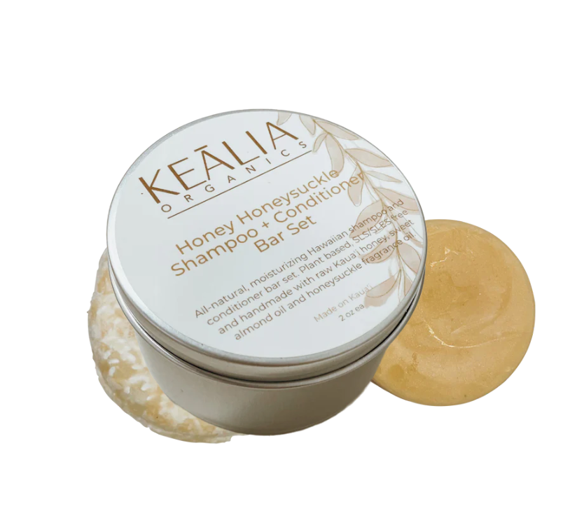 Shampoo & Conditioner Bar Set - Honey Honeysuckle