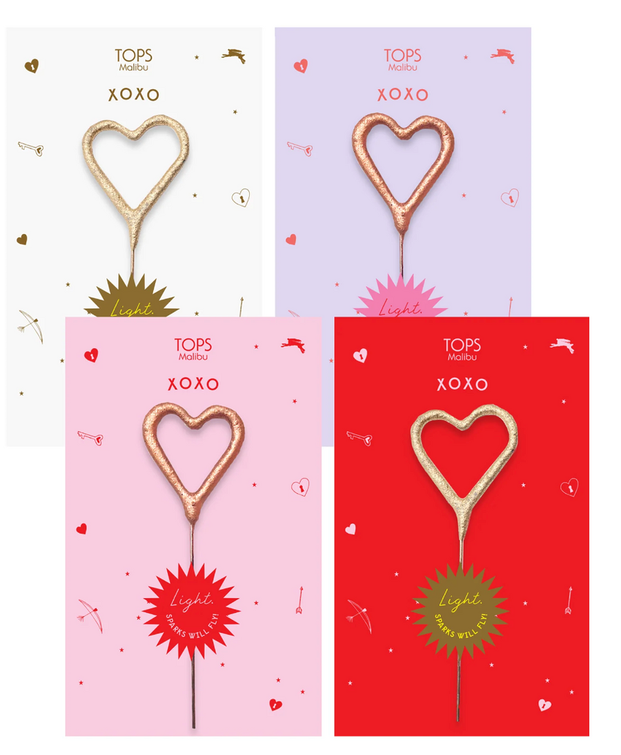 Sparkler Card -  XO Rose Gold