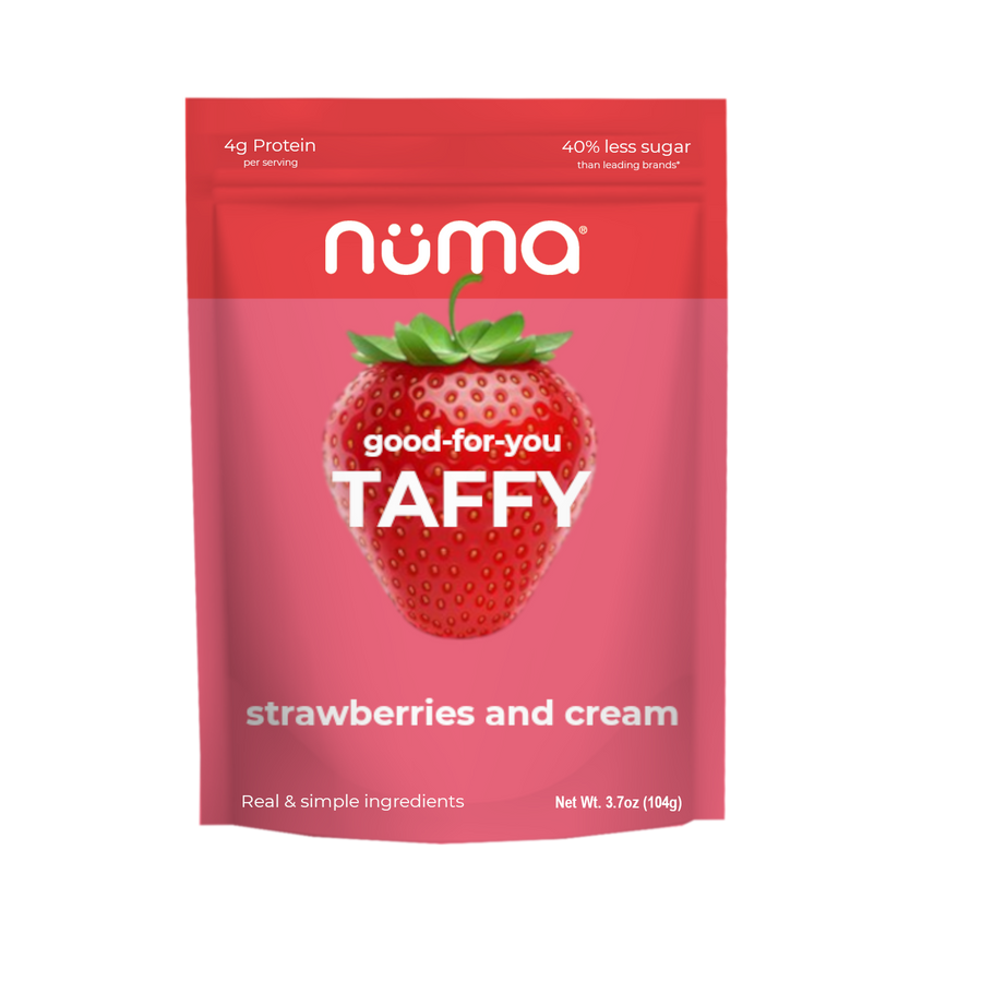 Healthy Strawberries & Cream Taffy