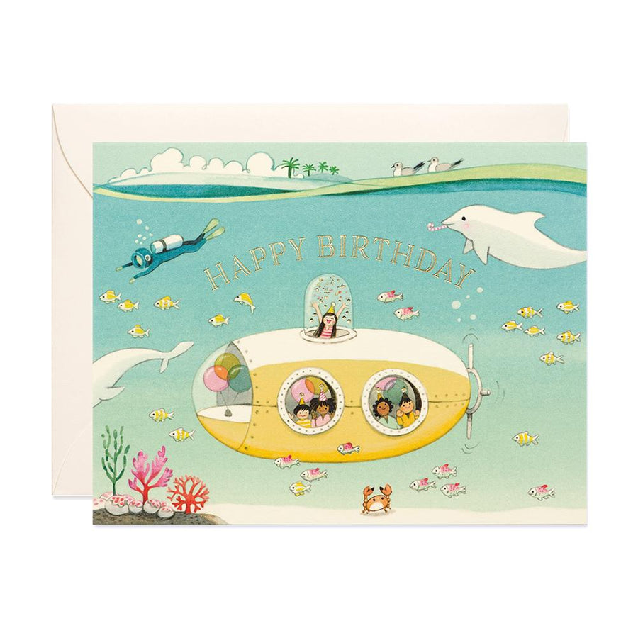 Submarine Birthday Card