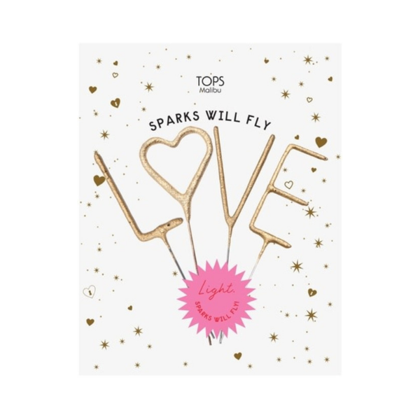 Sparkler Card - LOVE