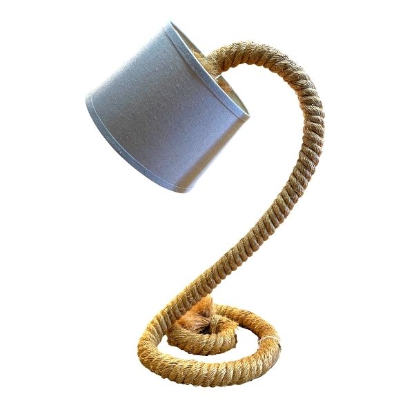 ' Cobra' Rope lamp in the Style of Audoux Minot