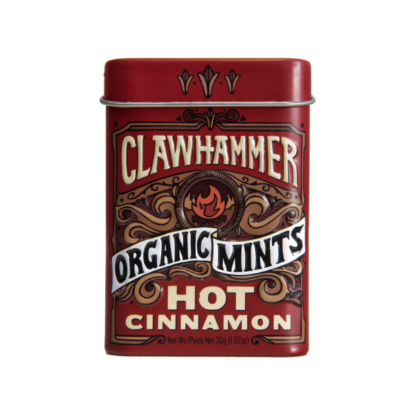Clawhammer Organic Mints - Cinnamon
