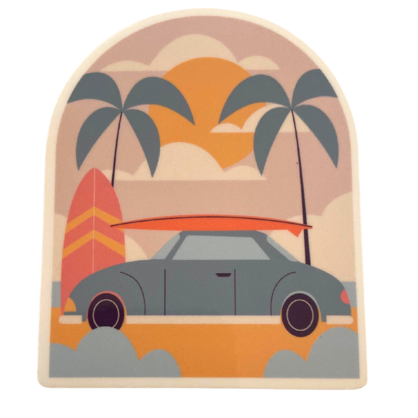 Beachy Car Arch Sticker
