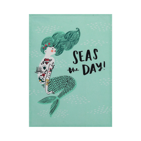 Seas the Day Kitchen Towel - Set of Two