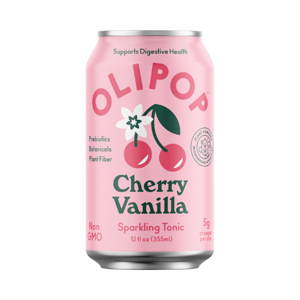 Olipop Prebiotic Sparkling Tonic Drink - Cherry Vanilla