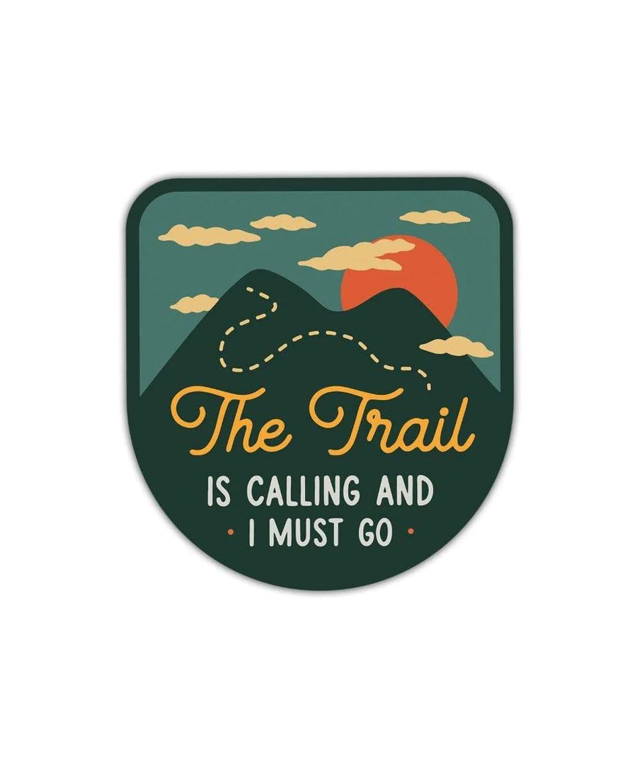 The Trail Is Calling Sticker