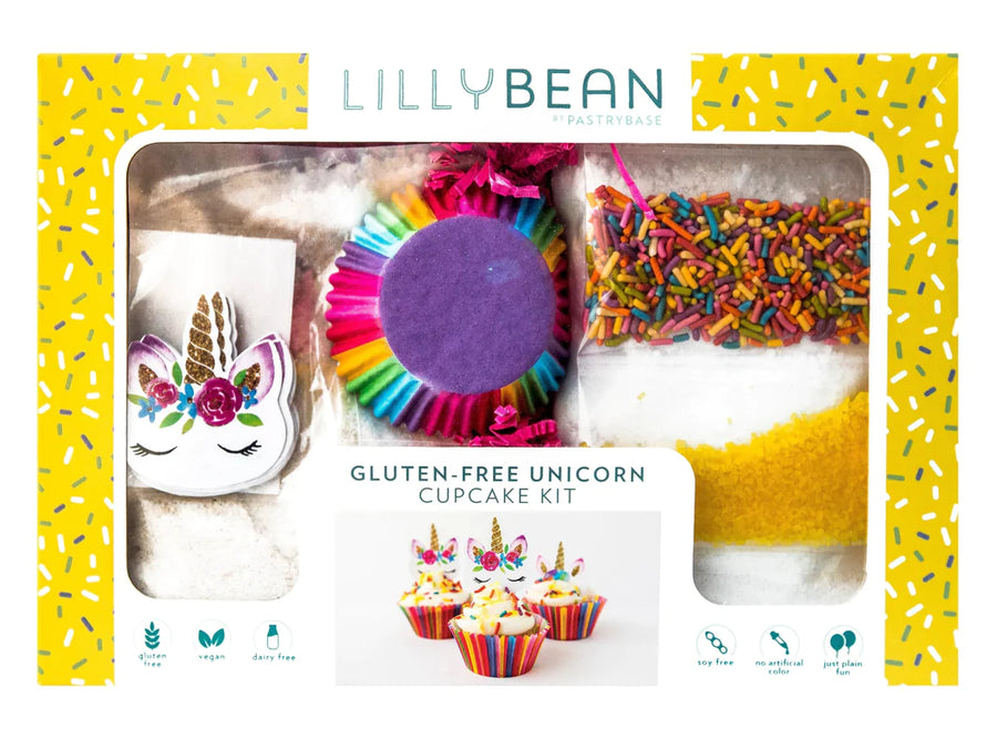 Unicorn Cupcake Kit - Gluten Free & Vegan