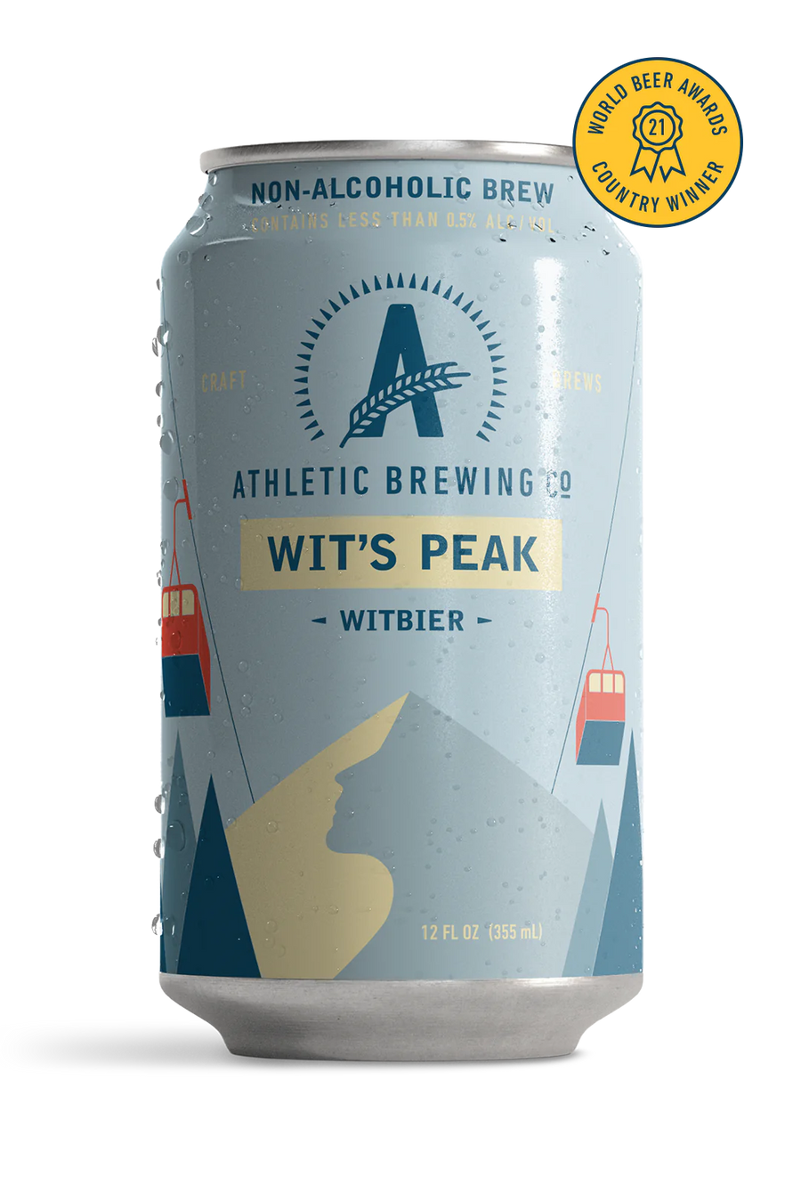 Athletic Brewing - Wit’s Peak (non-alcoholic)